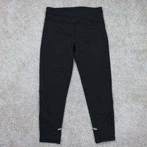 Ivviva By Lululemon Leggings Pants Girls 12 Black Cropped Athletic Athleisure